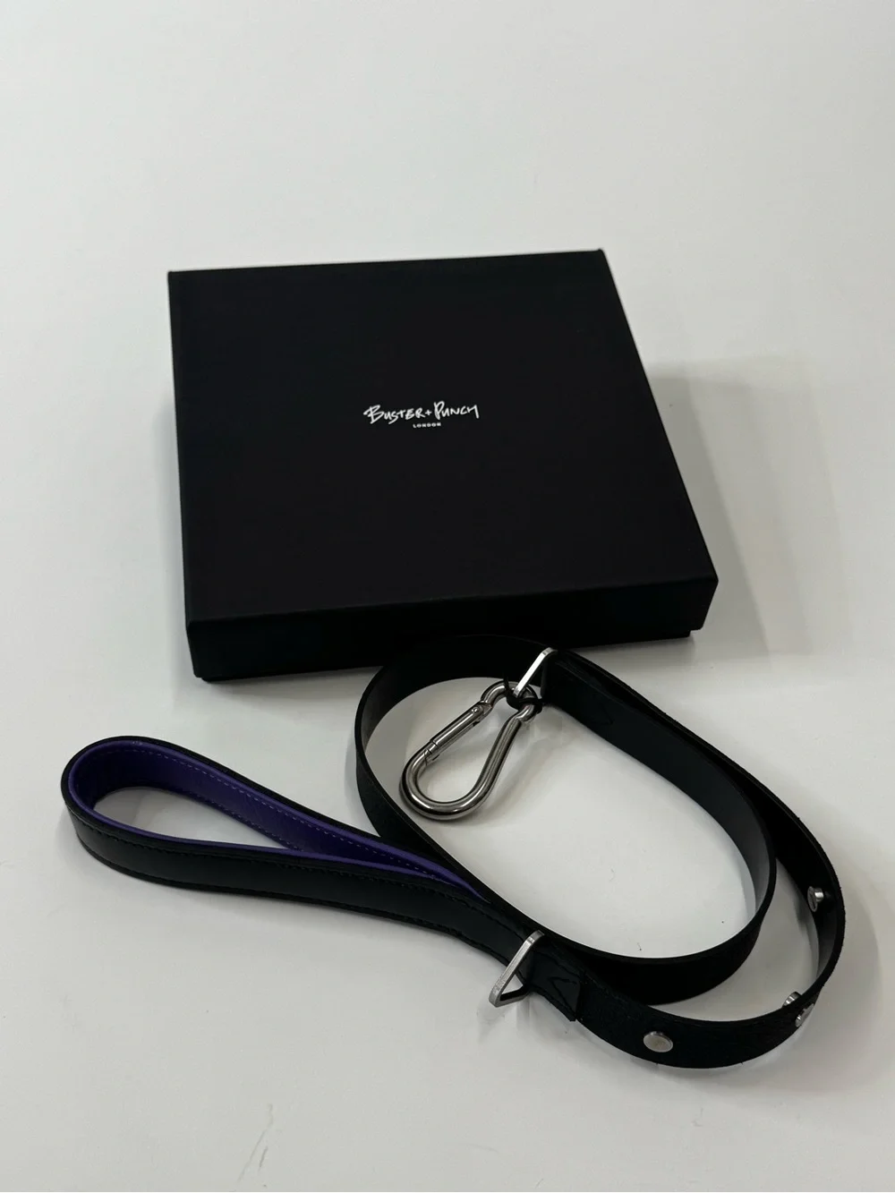 Buster + Punch Leather Dog Leash with Steel Clasp